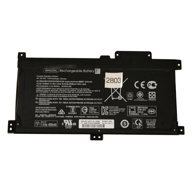 BATTERIE ORDINATEUR PORTABLE HP WA03XL / SW03XL