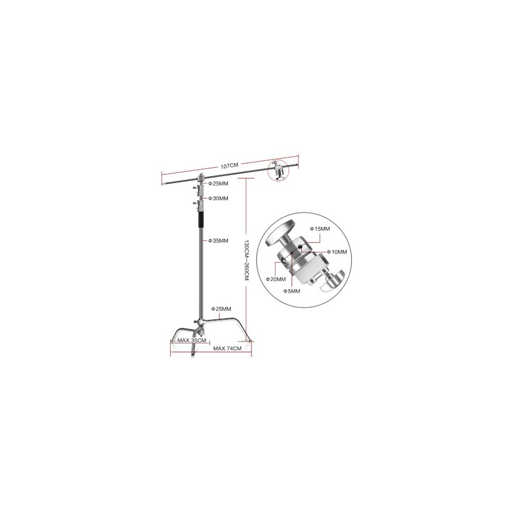 Trépied girafe C Stand