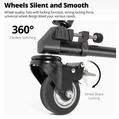 Trépied caméra Professionnel Pliable et Verrouillable