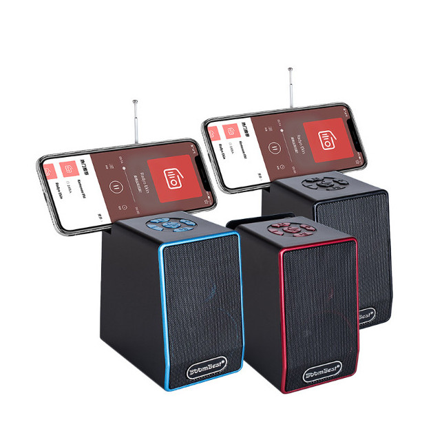 Enceinte Bluetooth sans Fil avec Support pour Téléphone Portable