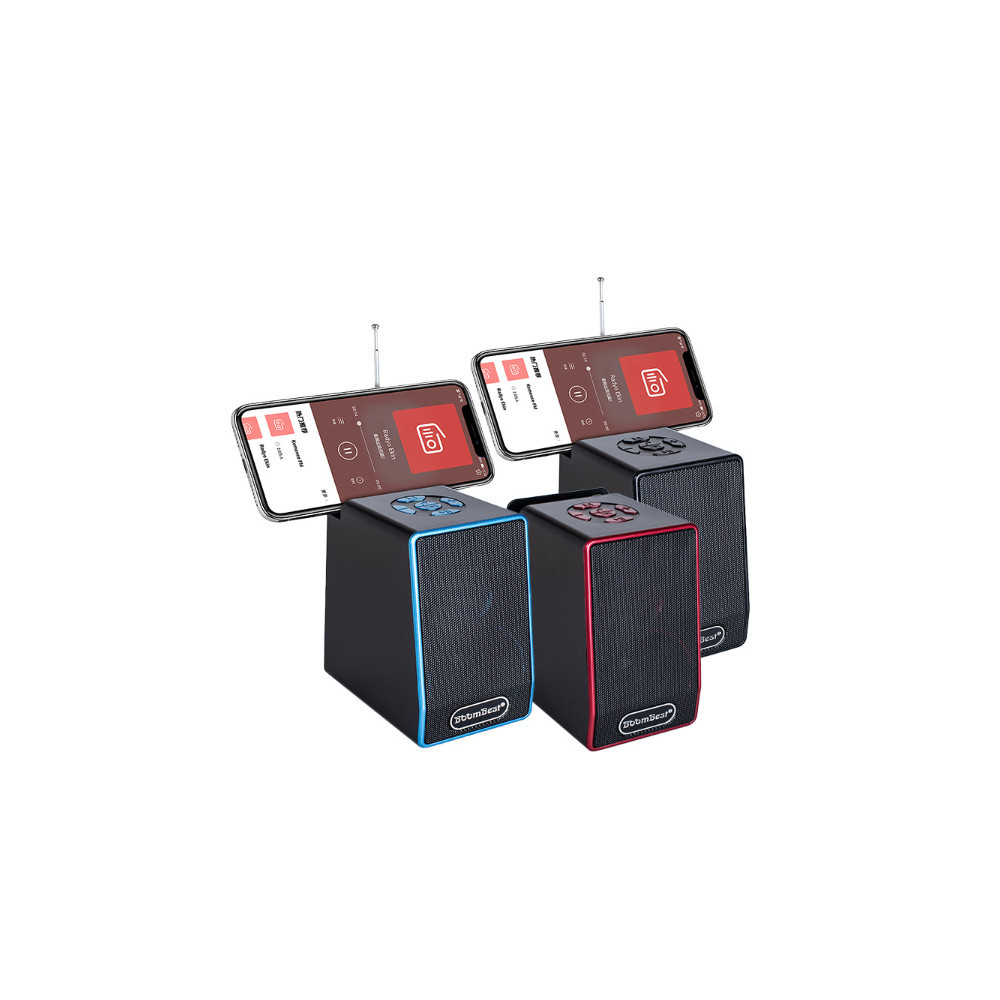 Enceinte Bluetooth sans Fil avec Support pour Téléphone Portable