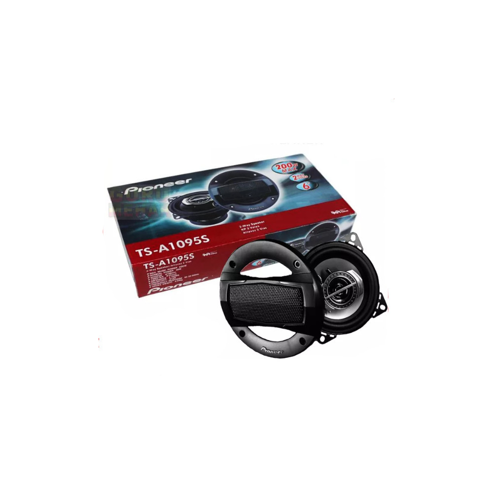 HAUT PARLEUR COAXIALE DE VOITURE 2 VOIES 200W 4'' (LA PAIRE)