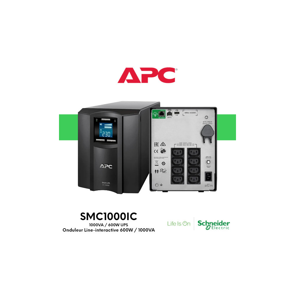 Onduleur line-interactive monophasé LCD 230V