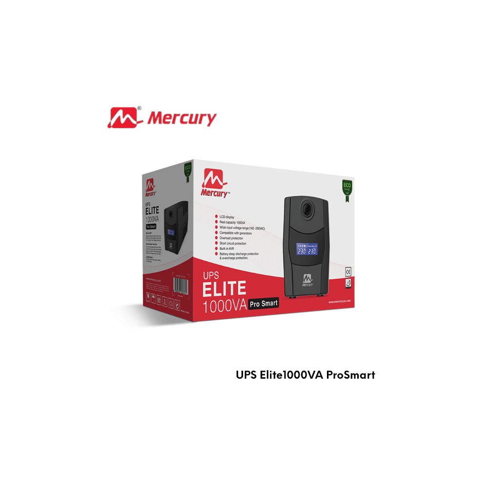 Onduleur Mercury UPS Elite1000VA ProSmart