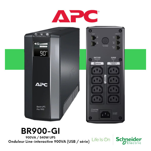 APC Back-UPS BR900GI - Onduleur line-interactive 900VA