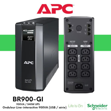 APC Back-UPS BR900GI - Onduleur line-interactive 900VA