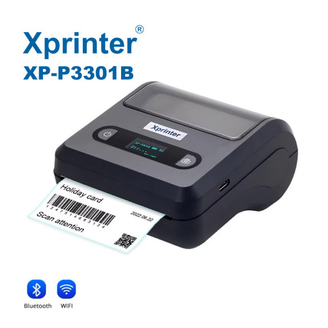 Mini imprimante thermique Bluetooth portable / Mini imprimante d'autocollants de codes barres