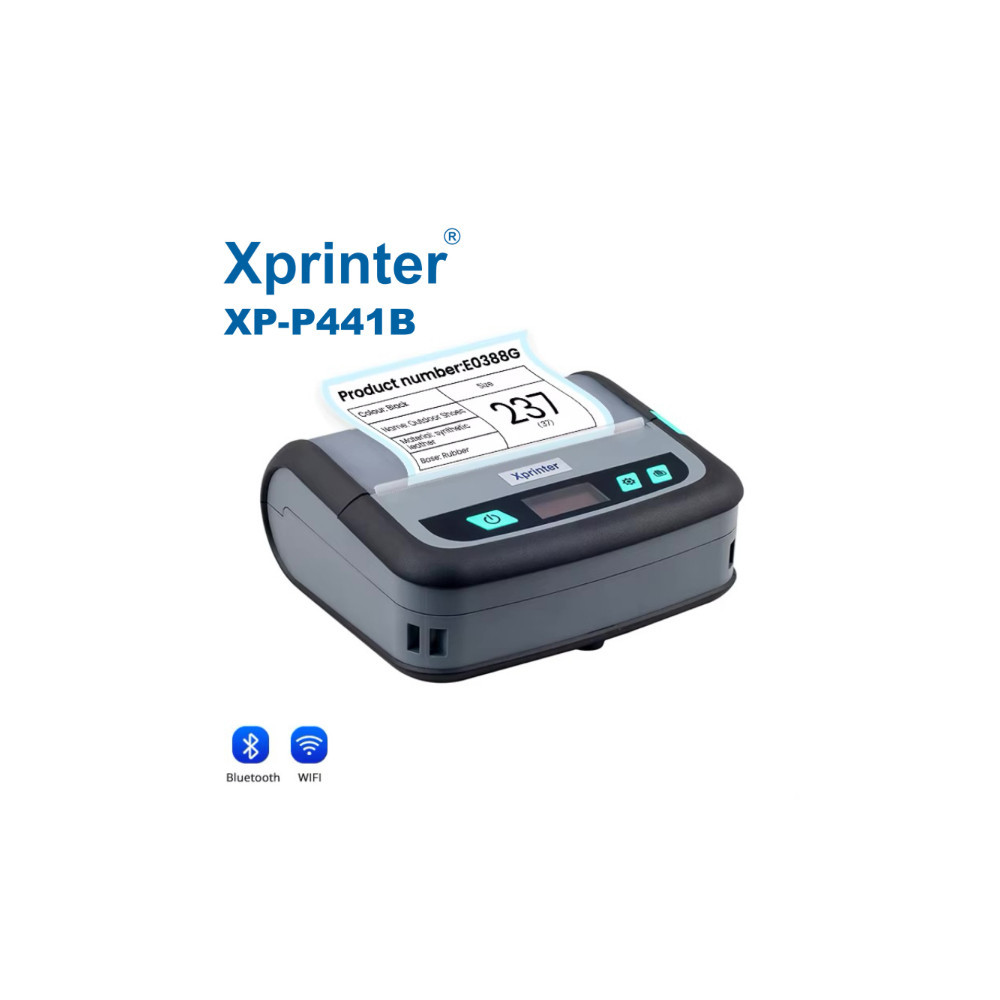 Mini imprimante thermique portable / Mini imprimante d'autocollants de codes barres de 4 pouces