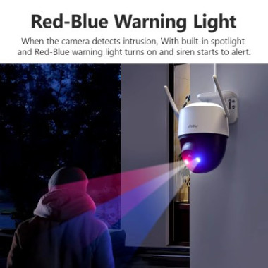 Imou - Caméra extérieur WiFi Cruiser SC 3K 5MP IPC-K7FP-5H0WE