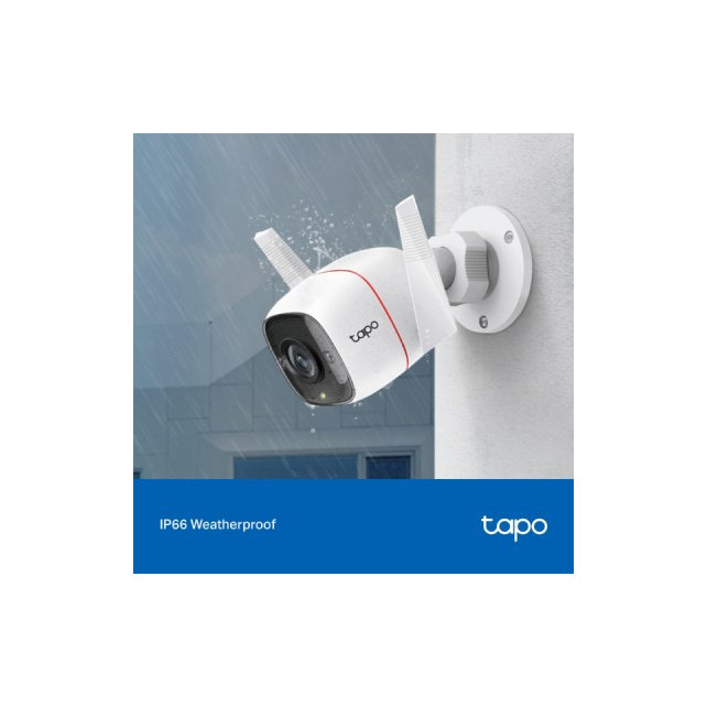 Caméra extérieur, sans fil Full HD, étanche, avec vision nocturne avancée et audio bidirectionnel