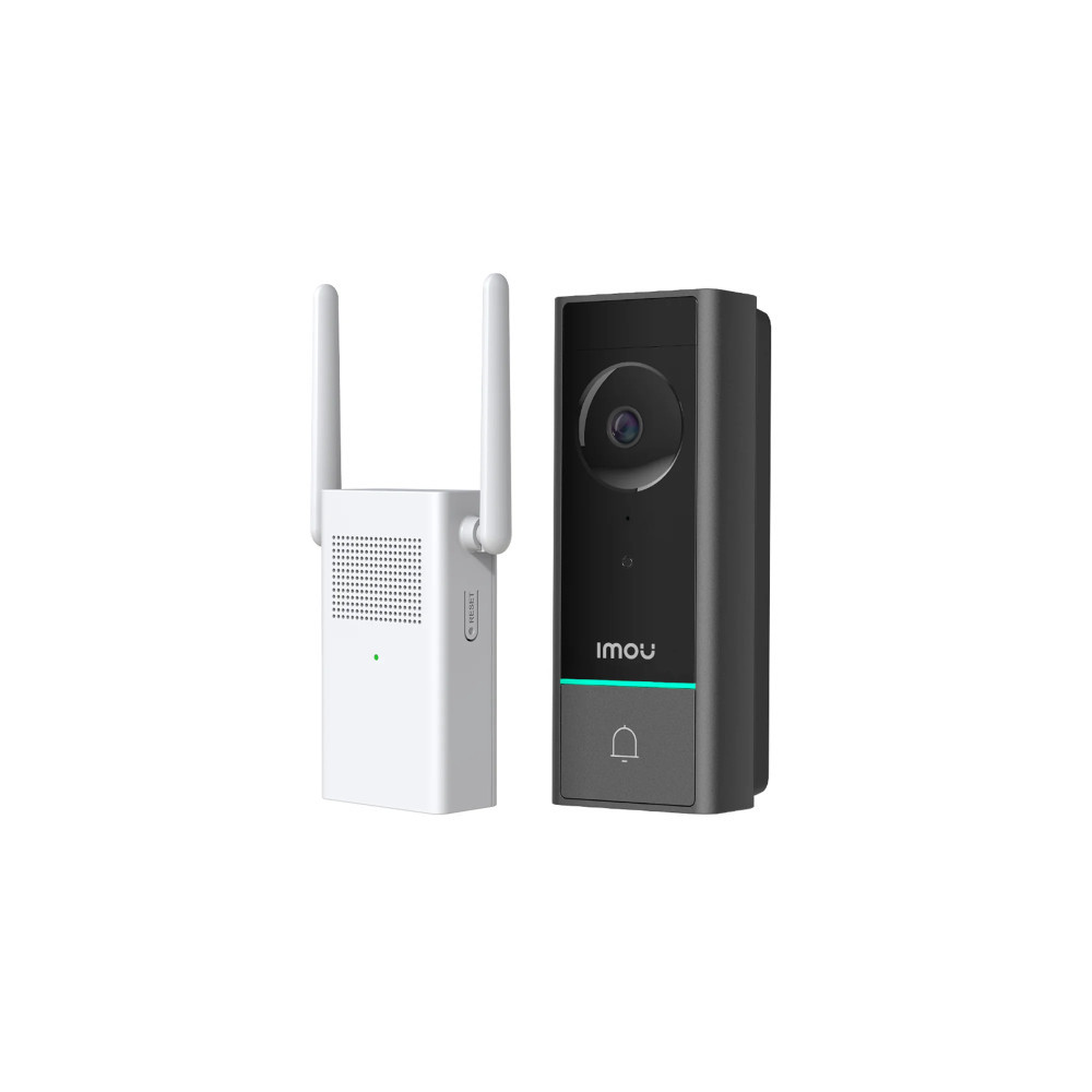 Imou - Kit de caméra WiFi avec sonnerie alimentée par batterie 5MP DB60 Kit