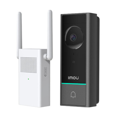 Imou - Kit de caméra WiFi avec sonnerie alimentée par batterie 5MP DB60 Kit