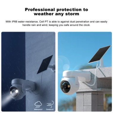 Imou - Caméra IP extérieur WiFi Cell PT 4G 2K 3MP - IPC-K9EP-3T0TE