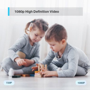 Caméra HD 1080p avec Vision nocturne avancée et Audio bidirectionnel