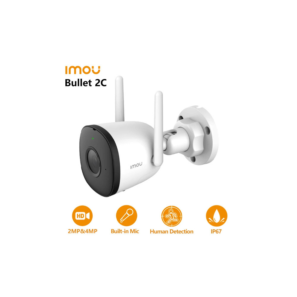 Imou - Caméra IP Wifi extérieur Bullet 2C 4MP IPC-F42P