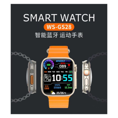 Montre Connectée avec bracelet athlétique, mesure de la fréquence cardiaque, du nombre de pas et appel Bluetooth