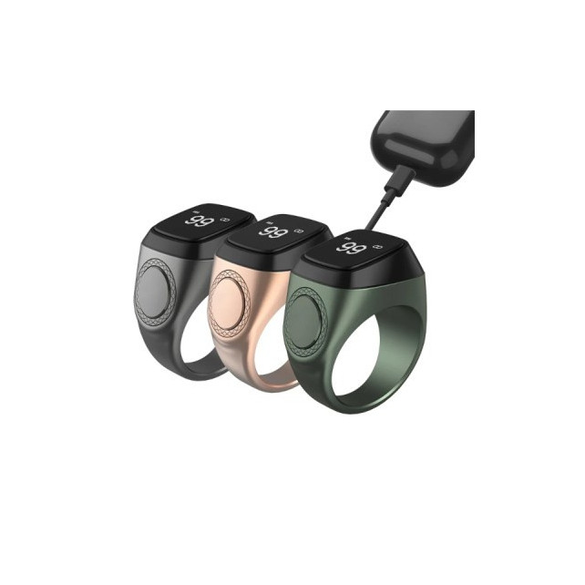 BAGUE INTELLIGENTE POUR ZIKR ET TASBIH ET RAPPELS DE TEMPS DE PRIÈRES