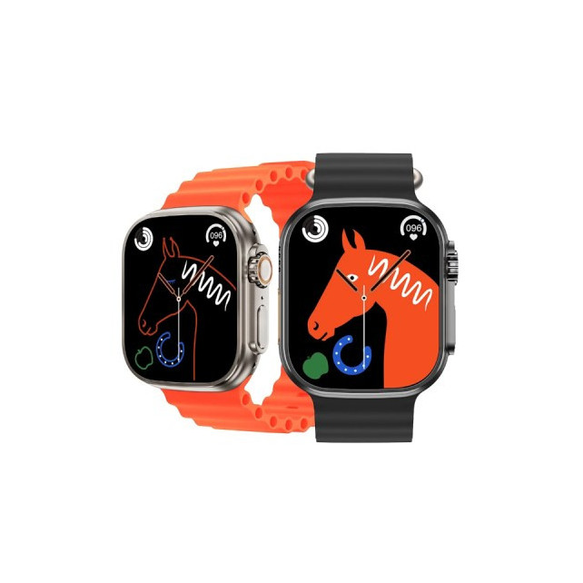 Montre Intelligente (SMART WATCH) WS18 Ultra 49mm bracelet serrure vis réelles hommes NFC sans fil Charge Bluetooth appel 1.96 I