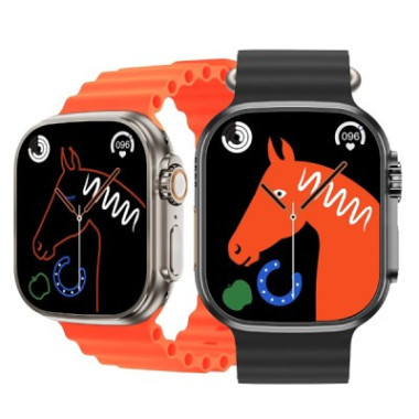 Montre Intelligente (SMART WATCH) WS18 Ultra 49mm bracelet serrure vis réelles hommes NFC sans fil Charge Bluetooth appel 1.96 I