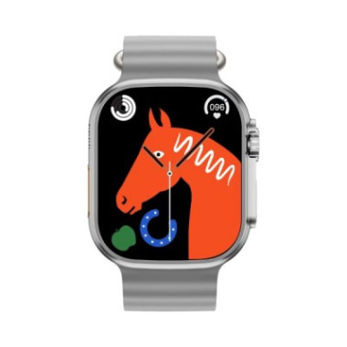 Montre Intelligente (SMART WATCH) WS18 Ultra 49mm bracelet serrure vis réelles hommes NFC sans fil Charge Bluetooth appel 1.96 I