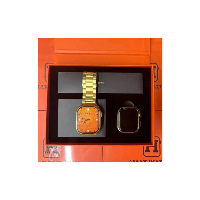 MONTRE CONNECTEE ELECTRONIQUE POUR HOMMES ET FEMMES AVEC MULTIPLES BRACELETS AMAX WATCH 9