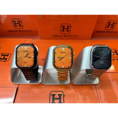 MONTRE CONNECTEE ELECTRONIQUE POUR HOMMES ET FEMMES AVEC MULTIPLES BRACELETS AMAX WATCH 9