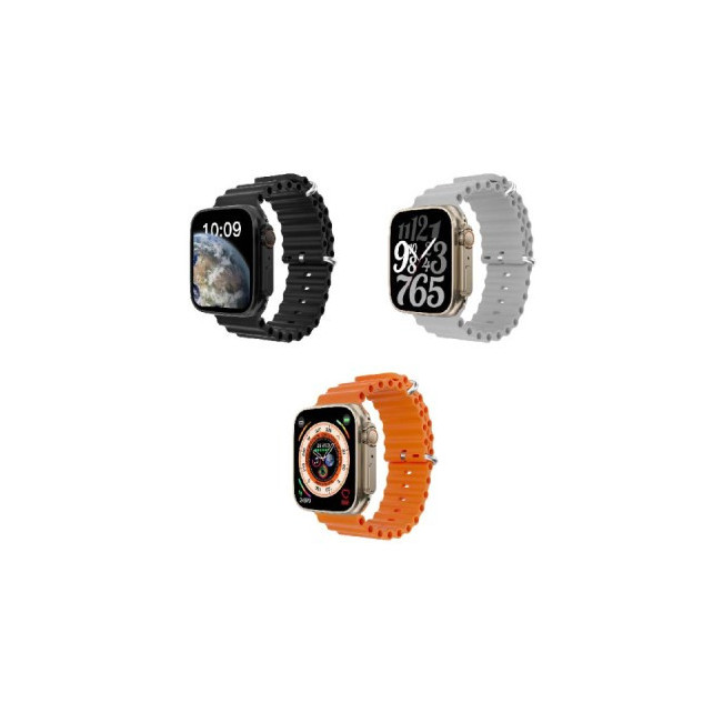 Montre Connectées Pour tous les âges - Orange/Noir WSTER WS-GS8