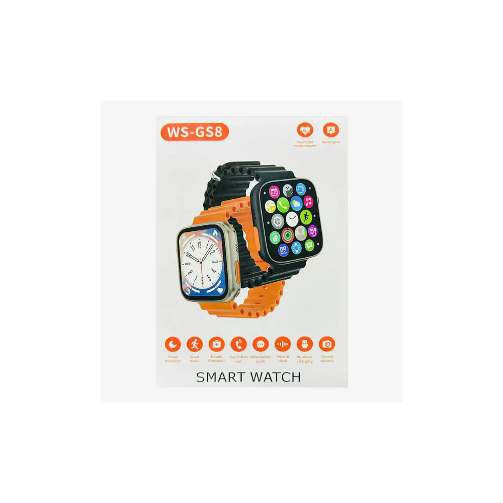 Montre Connectées Pour tous les âges - Orange/Noir WSTER WS-GS8