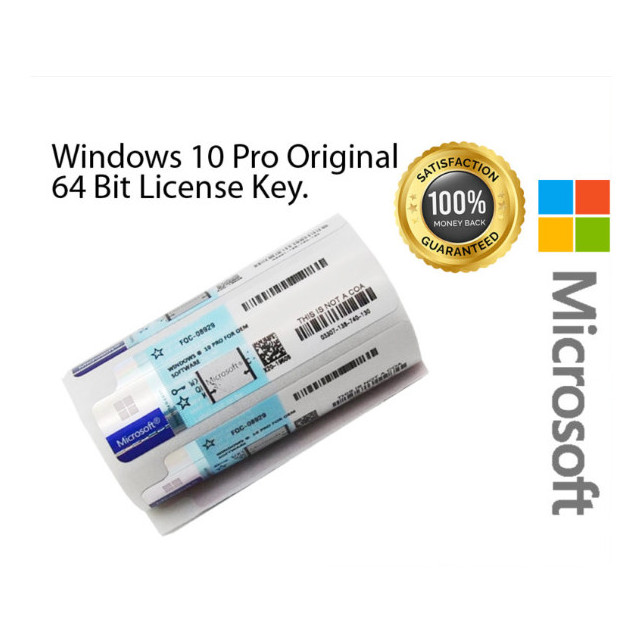 Clé D'activation Windows 10 Pro 1 PC