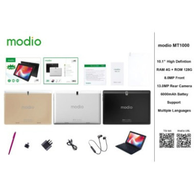 Tablette Modio MT1000 2 Sim 5G + Wifi 4Gb Ram / 128Gb Memoire 10 Pouces