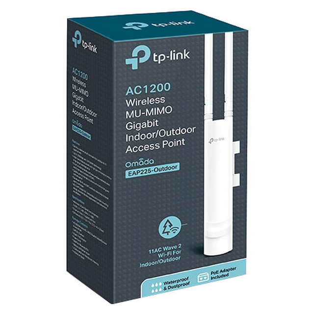 Point d'accès Wi-Fi Dual Band AC1200 (N300 + AC867) Mesh Wave 2 MU-MIMO 2x2 - PoE - Extérieur