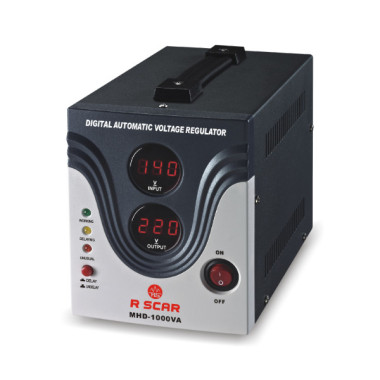 Régulateur de tension automatique Digital 1000VA / 1.0KVA, contrôle par microprocesseur