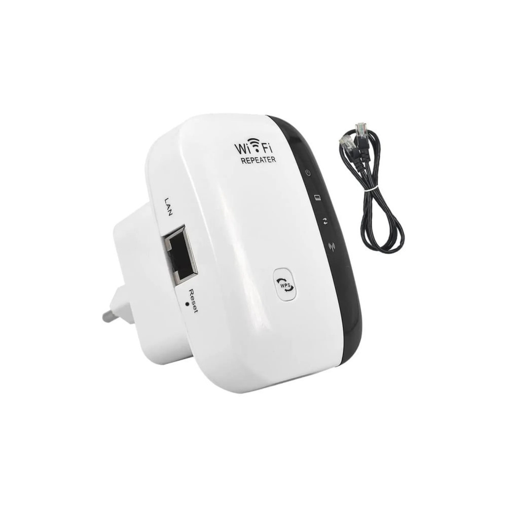 Répéteur Amplificateur WiFi, Répéteur WiFi, WiFi Booster, WiFi Extender, Compatible avec Tous Les Appareils WiFi, Mode AP 300M