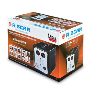 Régulateur de tension automatique Digital 1500VA / 1.5KVA, contrôle par microprocesseur