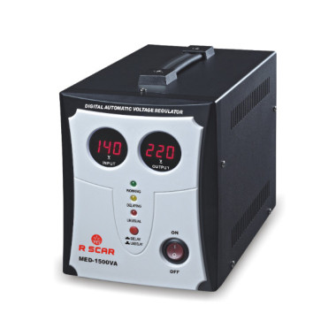 Régulateur de tension automatique Digital 1500VA / 1.5KVA, contrôle par microprocesseur