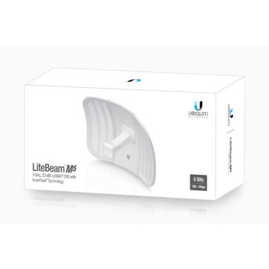 Point d'accès UBIQUITI LiteBeam M5 airMAX CPE LBE-M5-23, 23dBi, 5GHz