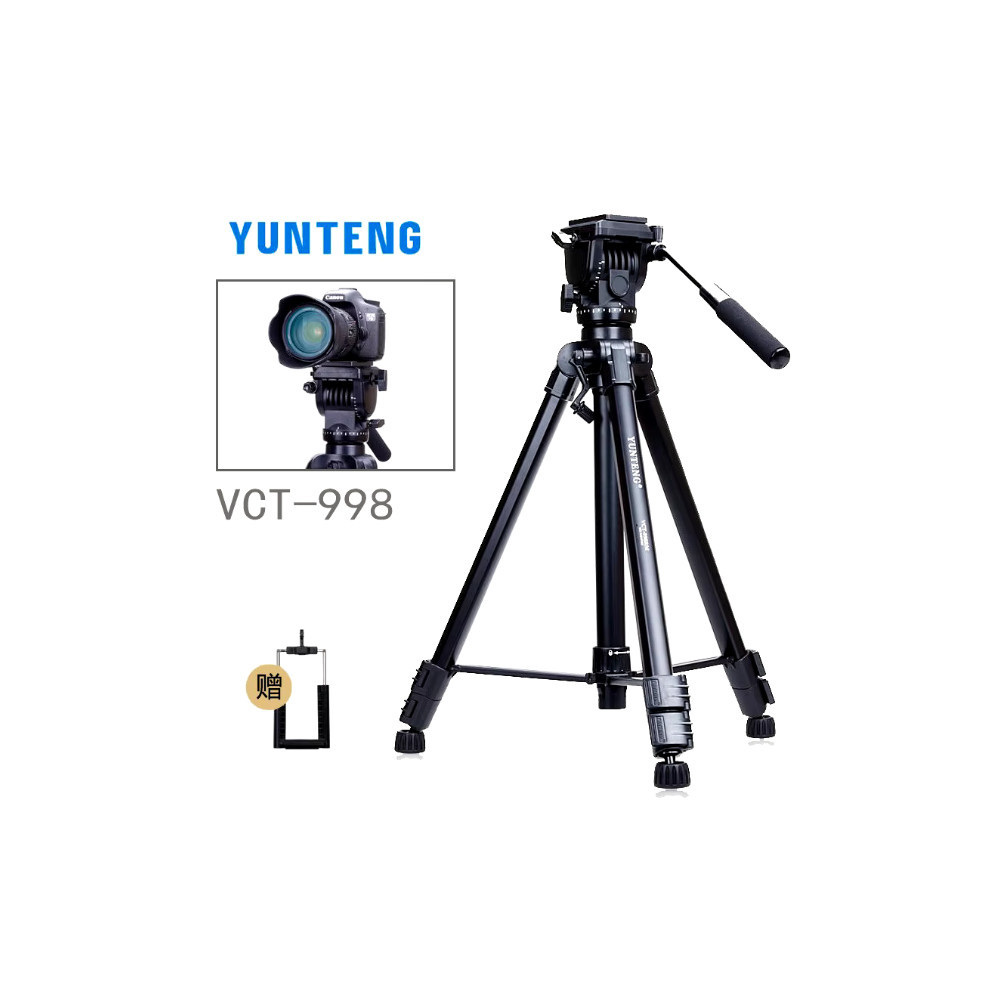 Trépied caméra professionnel en aluminium