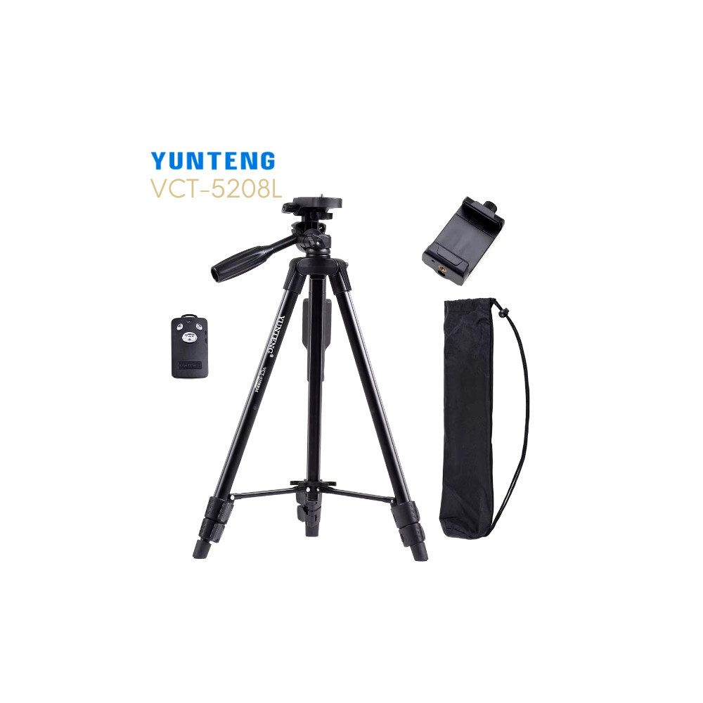 Trépied caméra et téléphone avec télécommande Bluetooth