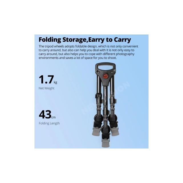 Trépied caméra Professionnel Pliable et Verrouillable