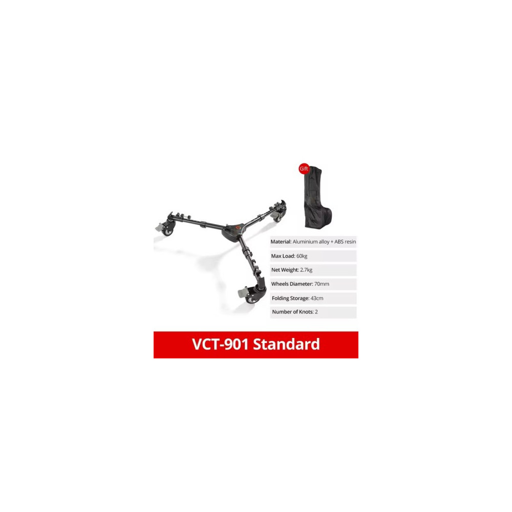 Trépied caméra Professionnel Pliable et Verrouillable