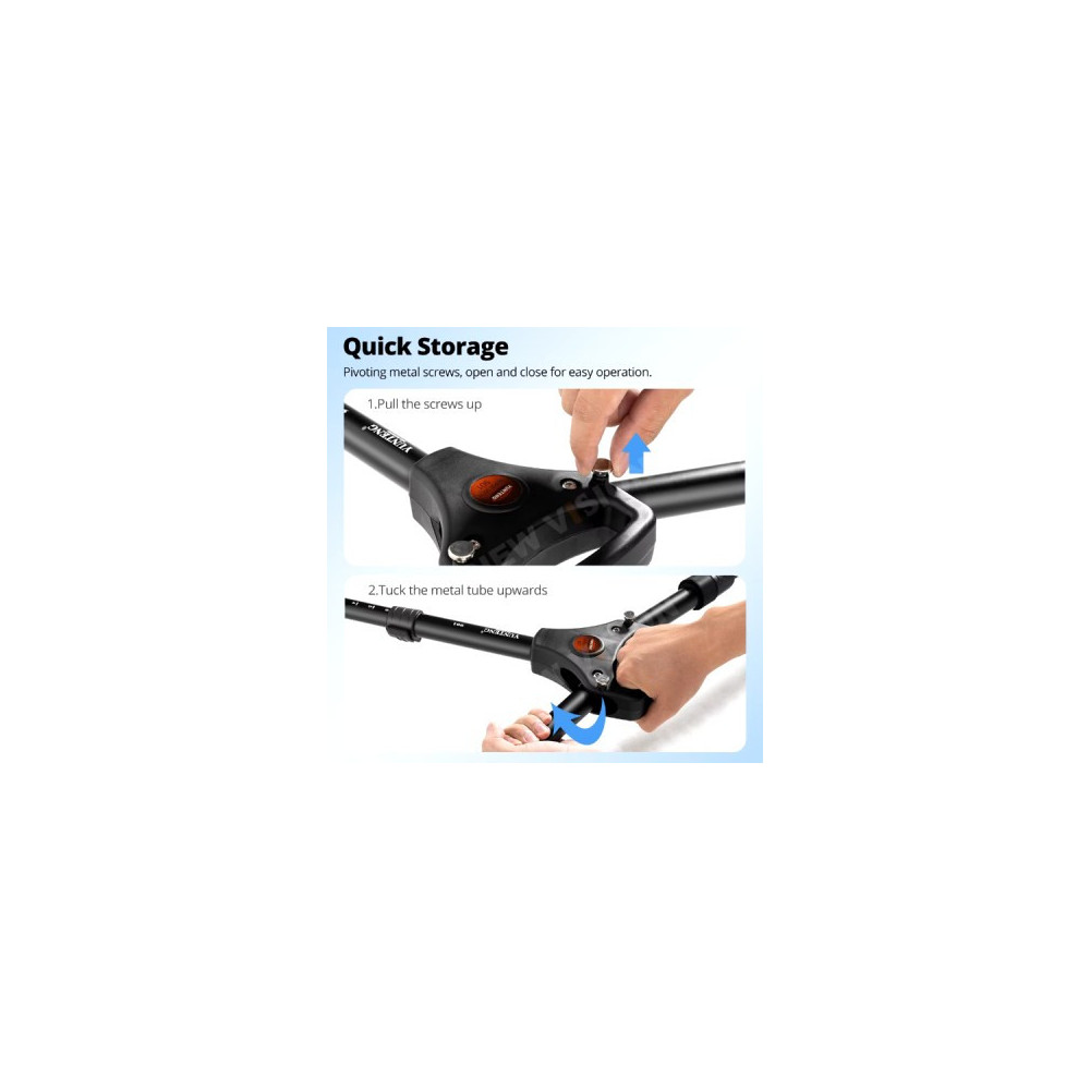 Trépied caméra Professionnel Pliable et Verrouillable