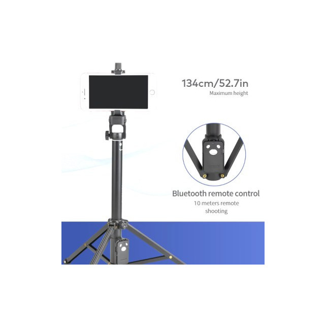 Trépied téléphone avec télécommande Bluetooth