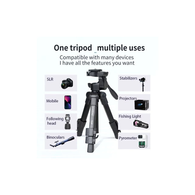 Trépied caméra et téléphone