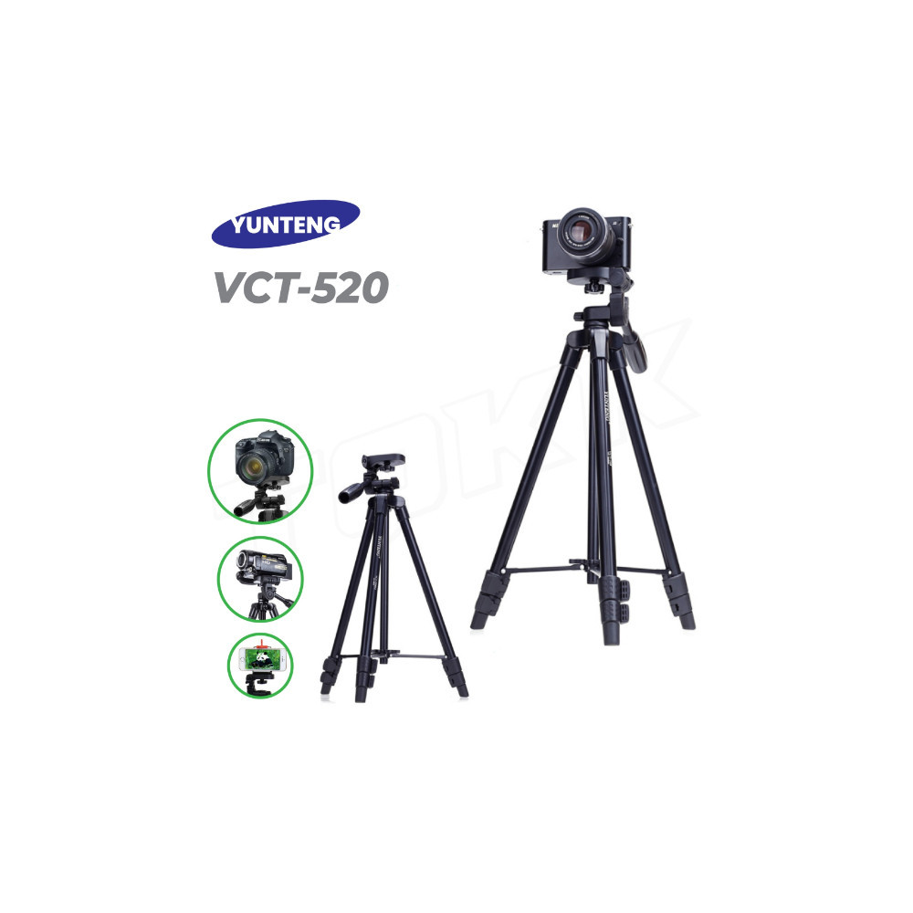 Trépied caméra et téléphone