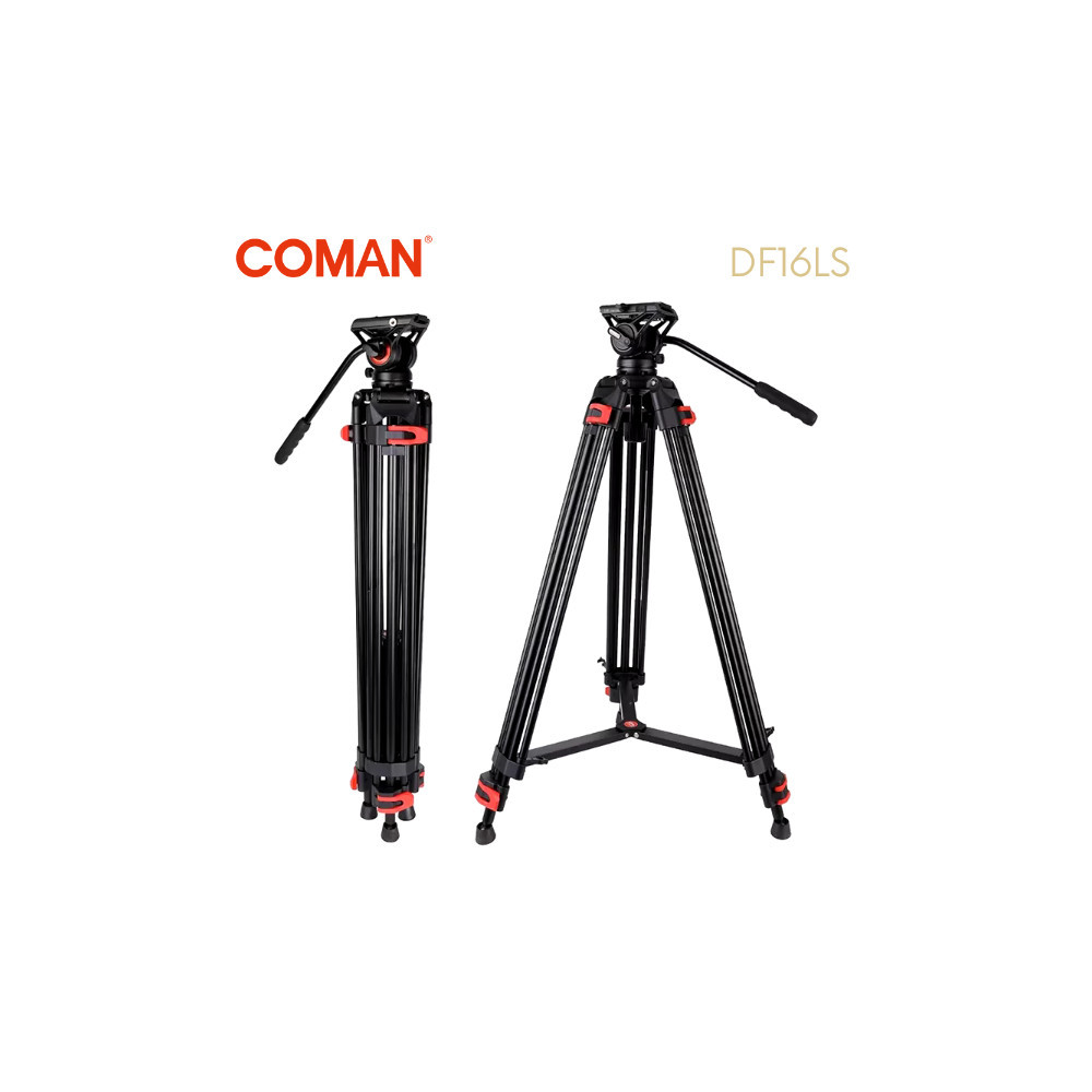 Trépied caméra professionnel DF16LS (nouvelle version)