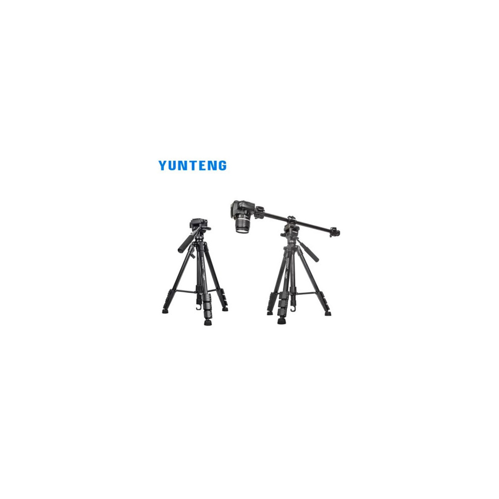 Trépied caméra professionnel en aluminium avec tête fluide et inclinable