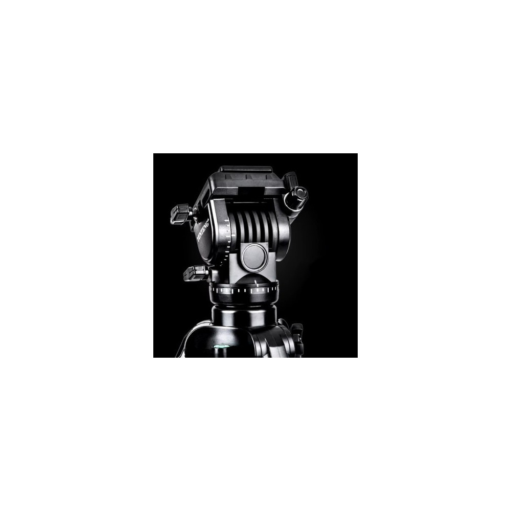 Trépied caméra professionnel en aluminium avec tête fluide et inclinable