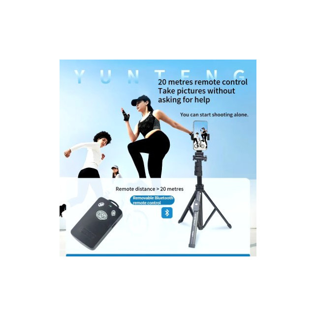 Trépied caméra et téléphone avec télécommande Bluetooth