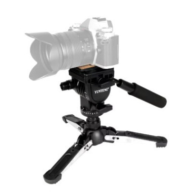 Monopode caméra professionnel avec tête panoramique