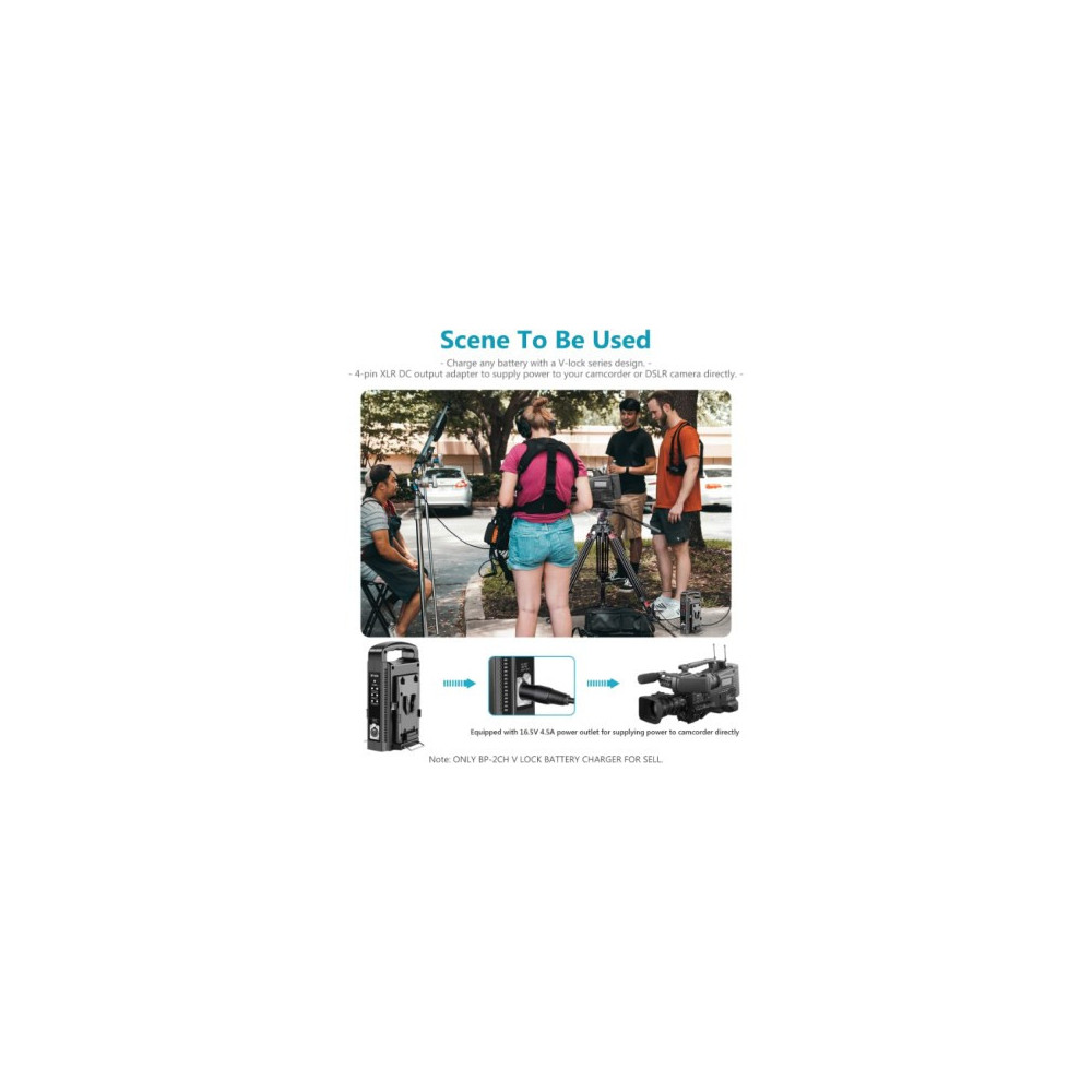 CHARGEUR DE BATTERIE A DOUBLE CANAL V-MOUNT